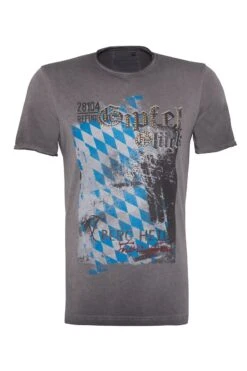 Trachtenshirt Grau Uwe 000338