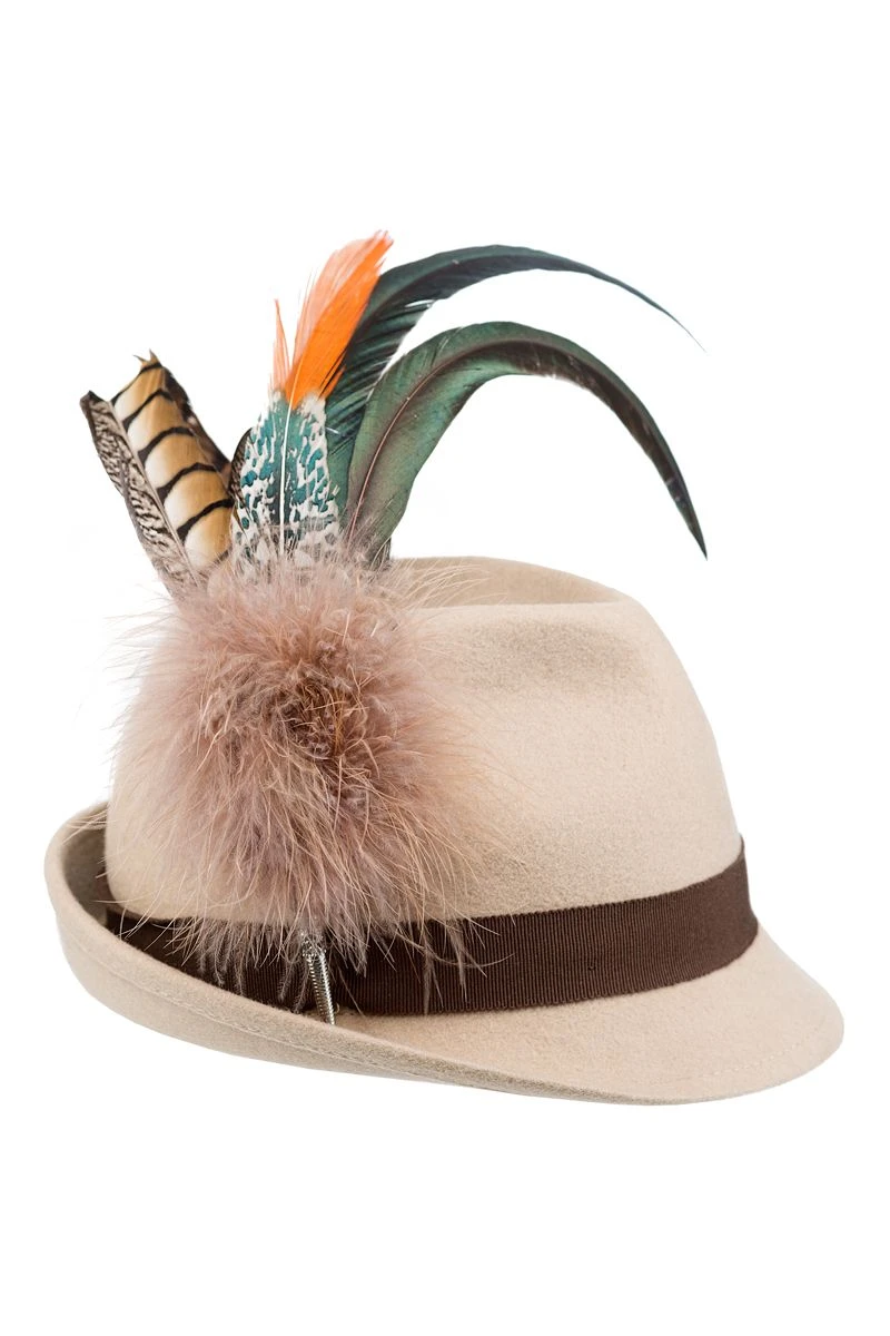 Trachtenhut Beige Martina 101509 1 Trachtenhut Beige Martina 101509