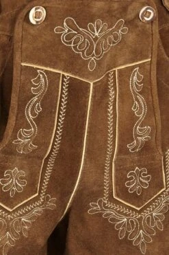 Lederhose Kniebund Mit H-Träger Braun Wim 110076 -Modegeschäft 110076 3 1200x1200