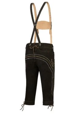 Lederhose Kniebund Mit H-Träger Altschwarz Fips 110656 -Modegeschäft 110656 2 1200x1200