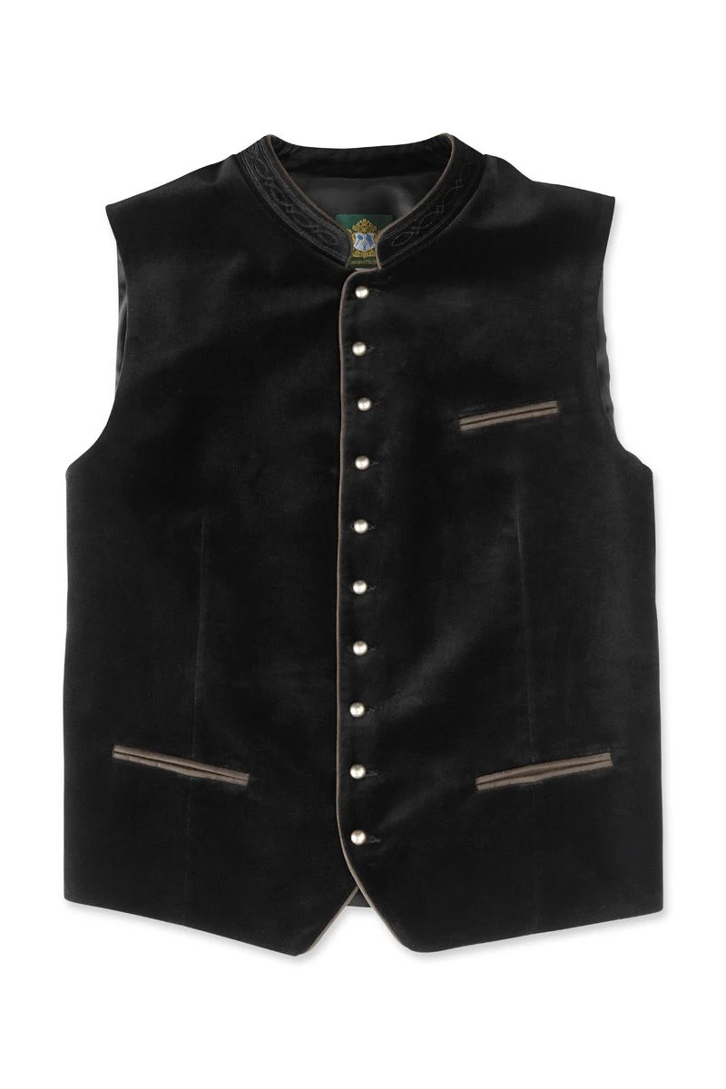 Trachtenweste Schwarz Albrecht 114032 1 Trachtenweste Schwarz Albrecht 114032