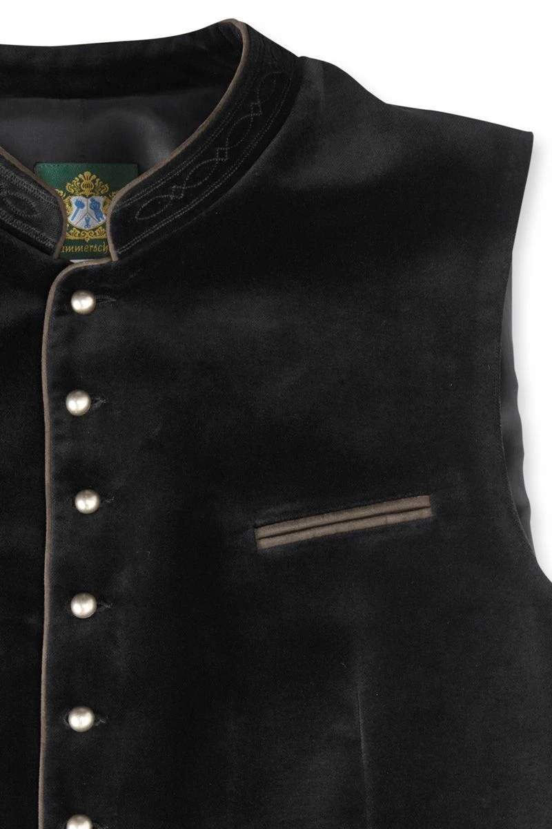 Trachtenweste Schwarz Albrecht 114032 2 Trachtenweste Schwarz Albrecht 114032 – Bild 2