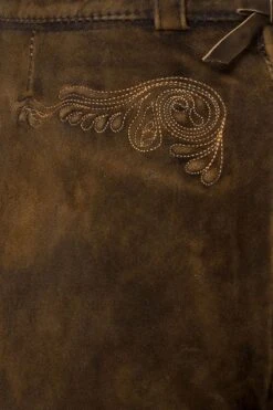 Damen Lederhose Kurz Braun Nena 120060 -Modegeschäft 120060 5 1200x1200