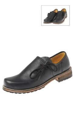 Haferlschuh Schwarz-antik Johannes 120719