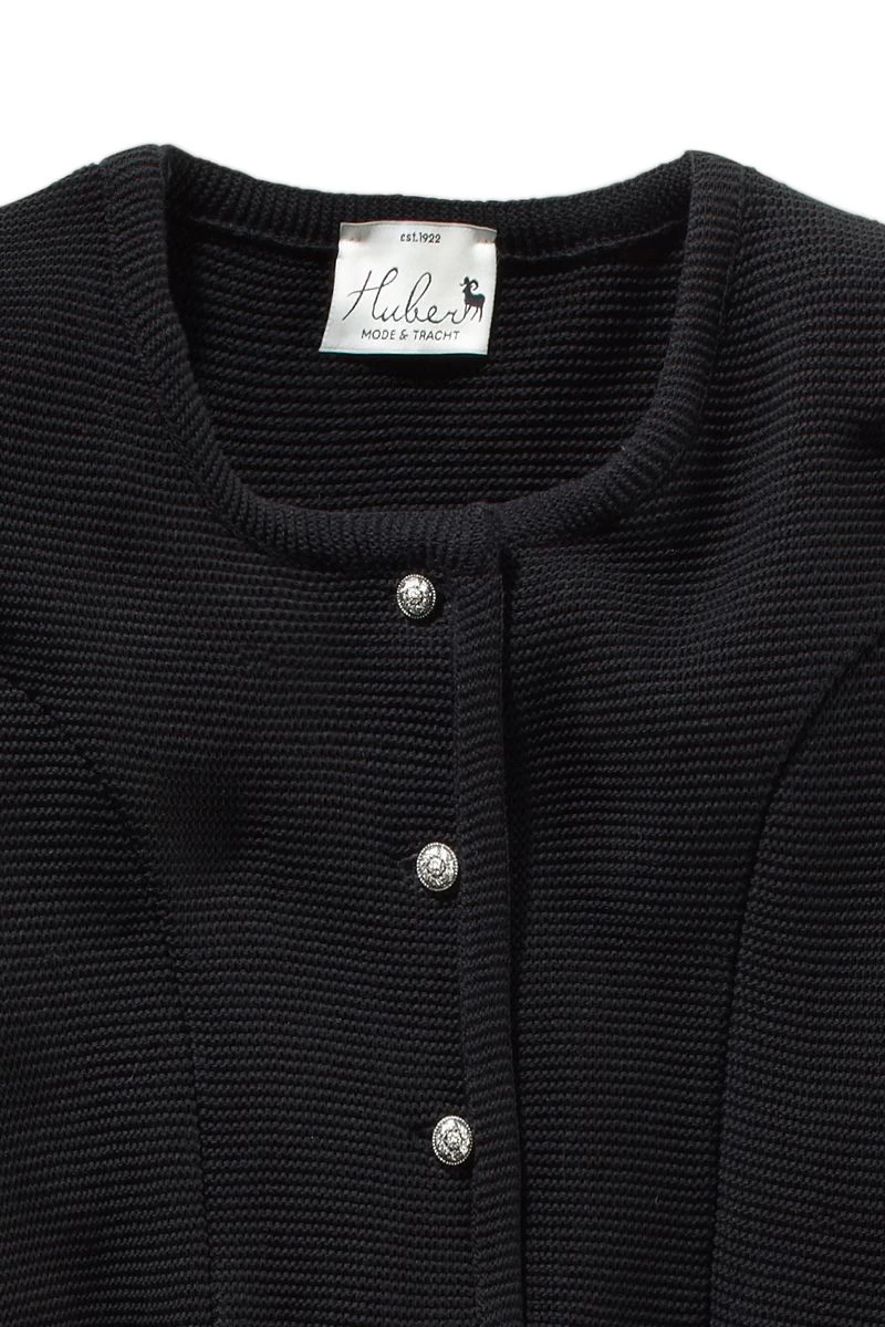 Trachten Strickjacke Schwarz Anna 123176 2 Trachten Strickjacke Schwarz Anna 123176 – Bild 2