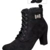 Damen Trachtenstiefel Schwarz Eleganza 124664
