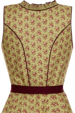 Mini Dirndl 60cm Oliv-rot Antje 130961 -Modegeschäft 130691 554ec374cd3817 1200x1200