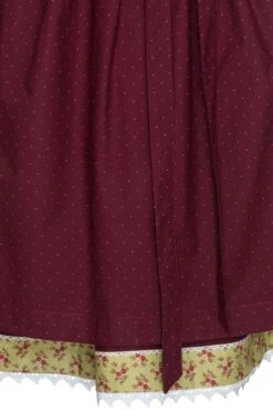 Mini Dirndl 60cm Oliv-rot Antje 130961 -Modegeschäft 130691 654ec374f7a2f2 1200x1200