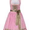 Mini Dirndl 60cm Rosa Grün Lotta 132006