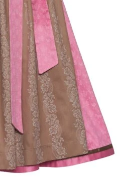 Midi Dirndl 65cm Altrosa-braun Anja 132362 -Modegeschäft 132362 3 1200x1200