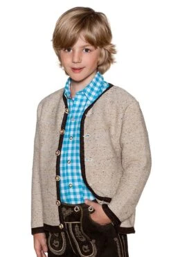 Kinder Trachten Strickjacke Natur 140090