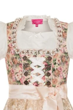 Kinder Dirndl Altrosa Creme Geblümt Ramona 141007 -Modegeschäft 141007 2 1200x1200