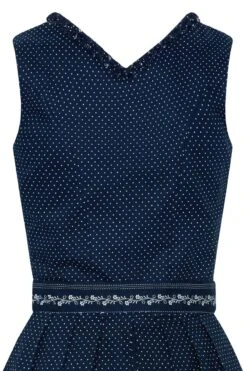 Midi Dirndl 65 Cm Dunkelblau Gepunktet 015619 -Modegeschäft almsach midi dirndl 65cm dunkelblau gepunktet 015619 4 1200x1200
