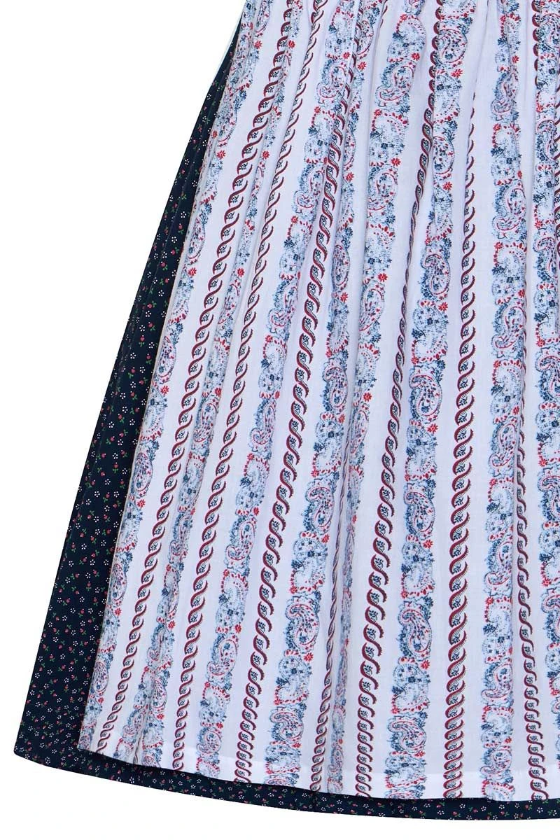 Mini Dirndl 60 Cm Dunkelblau Geblümt Weiß 015617 5 Mini Dirndl 60 Cm Dunkelblau Geblümt Weiß 015617 – Bild 5