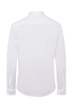 Trachtenhemd Langarm Weiß Leopold Slimfit 111914 -Modegeschäft almsach trachtenhemd langarm weiss slimfit leopold 111914 3 1200x1200