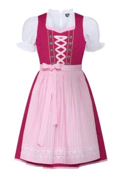 Kinder Dirndl Beere Rosa Mimmi 010357