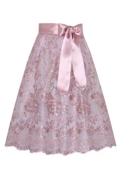 Dirndlschürze Midi 65 Cm Altrosa Greta 009332