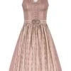 Midi Dirndl 65 Cm Altrosa Beige Denise 010929