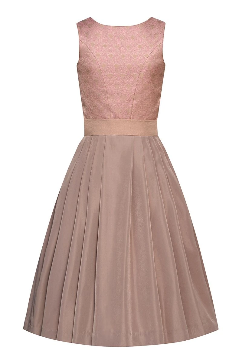 Midi Dirndl 65 Cm Altrosa Taupe Beatrix 009900 2 Midi Dirndl 65 Cm Altrosa Taupe Beatrix 009900 – Bild 2