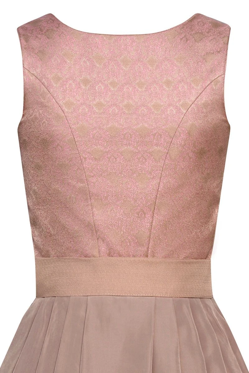 Midi Dirndl 65 Cm Altrosa Taupe Beatrix 009900 4 Midi Dirndl 65 Cm Altrosa Taupe Beatrix 009900 – Bild 4
