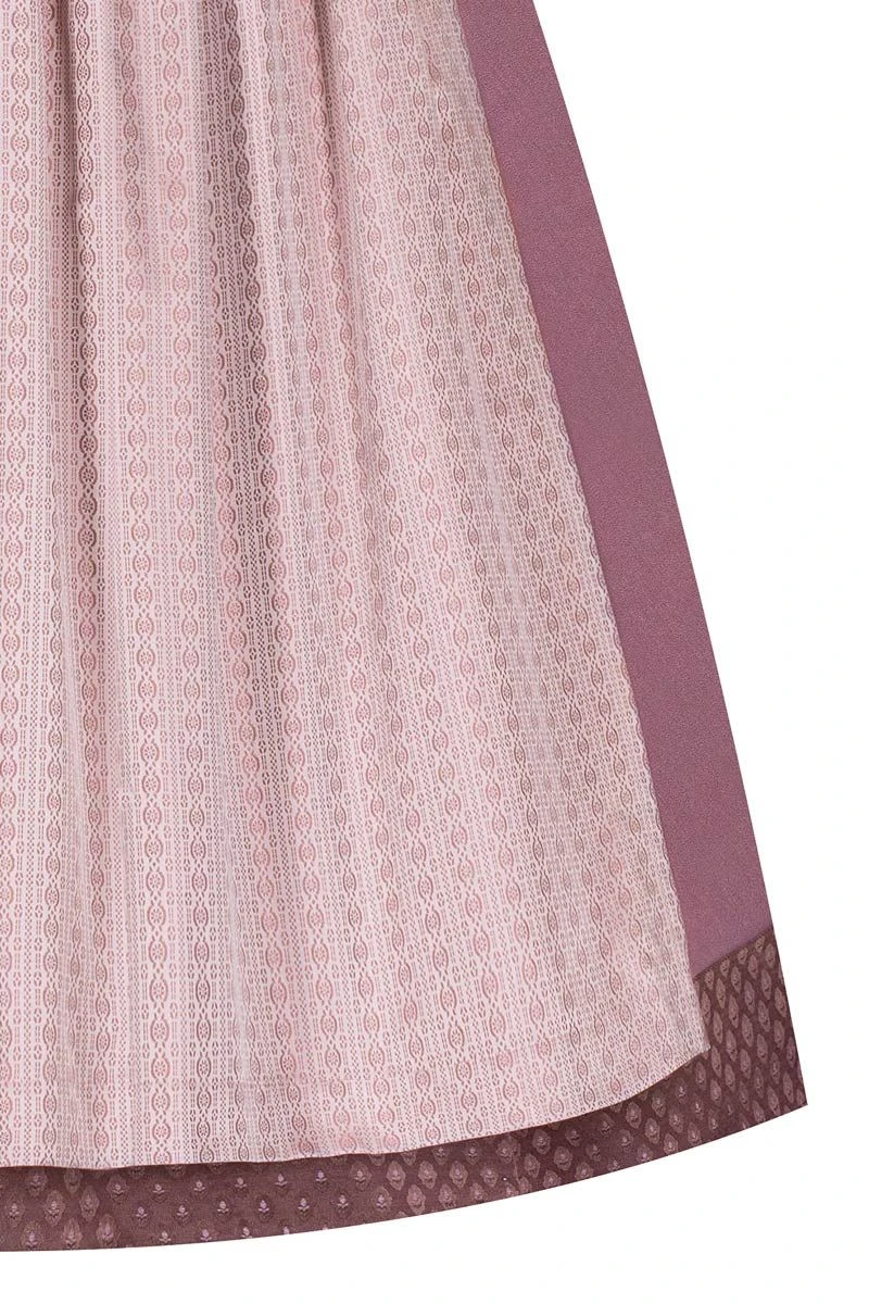 Midi Dirndl 65cm Rosenholz Altrosa Gemustert Doro 007278 5 Midi Dirndl 65cm Rosenholz Altrosa Gemustert Doro 007278 – Bild 5