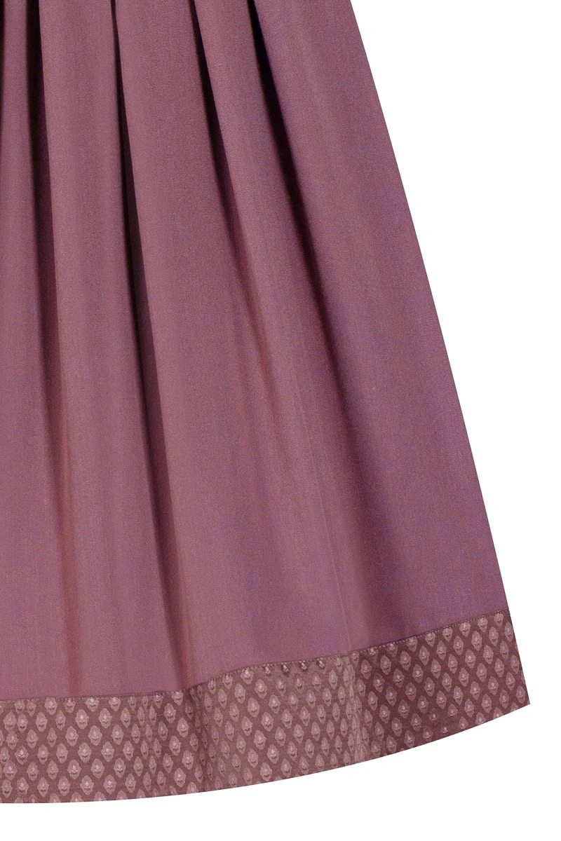 Midi Dirndl 65cm Rosenholz Altrosa Gemustert Doro 007278 6 Midi Dirndl 65cm Rosenholz Altrosa Gemustert Doro 007278 – Bild 6