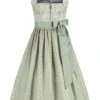 Midi Dirndl 70 Cm Creme Mintgrün Gloria 015703