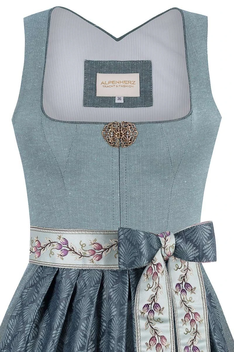 Midi Dirndl 70 Cm Petrol Paloma 016102 2 Midi Dirndl 70 Cm Petrol Paloma 016102 – Bild 2