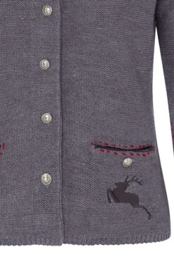 Trachten Strickjacke Grau Rot Carina 003599 7 Trachten Strickjacke Grau Rot Carina 003599 -Modegeschäft alpspur damen strickjacke grau rot carina 003599 4 1200x1200