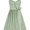 Midi Dirndl 65 Cm Salbei Gemustert Antonia 014656