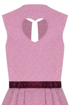 Midi Dirndl 65cm Altrosa Beere Gemustert Melina 009203 - Limitiert -Modegeschäft artmanns herzl midi dirndl altrosa beere gemustert melina 009203 4 1200x1200