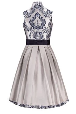 Midi Dirndl 65 Cm Silber Blau Königselfe 012136 -Modegeschäft astrid soell midi dirndl 65cm silber blau koenigselfe 012136 3 1200x1200
