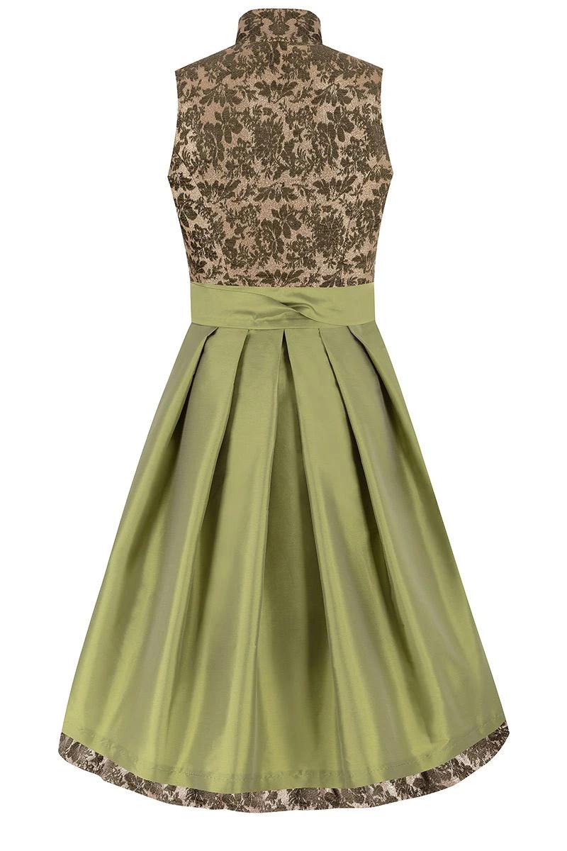 Midi Dirndl 70 Cm Gold Grün Esther 016390 3 Midi Dirndl 70 Cm Gold Grün Esther 016390 – Bild 3
