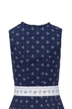 Mini Dirndl 60cm Dunkelblau Weiß Diana 003742 -Modegeschäft bergweiss trachten minidirndl 60er dunkelblau weiss diana 003742 5 1200x1200