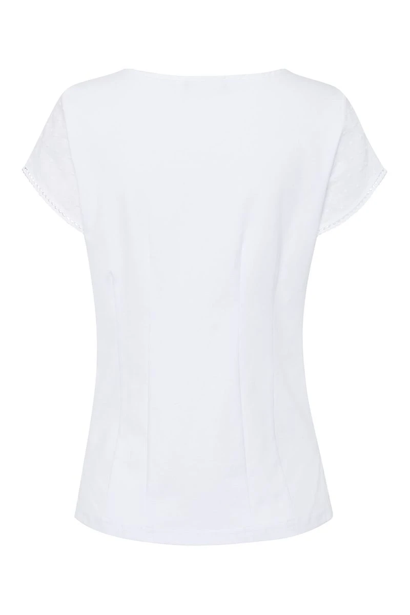 Trachtenbluse Kurzarm Weiß Vivien 003235 2 Trachtenbluse Kurzarm Weiß Vivien 003235 – Bild 2