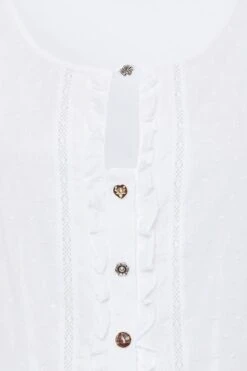 Trachtenbluse Kurzarm Weiß Vivien 003235 5 Trachtenbluse Kurzarm Weiß Vivien 003235 -Modegeschäft countryline trachtenbluse kurzarm weiss vivien 003235 3 1200x1200