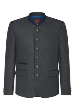 Lodenjacke Grau Blau Hans 009816