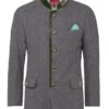 Lodenjacke Grau Grün Inkl. Einstecktuch 004564