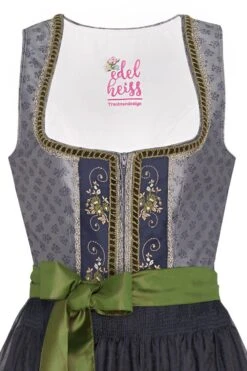 Midi Dirndl 65cm Silber Dunkelblau Grün Eileen 005611 -Modegeschäft edelheiss midi dirndl 65er silber dunkelblau gruen eileen 005611 3 1200x1200