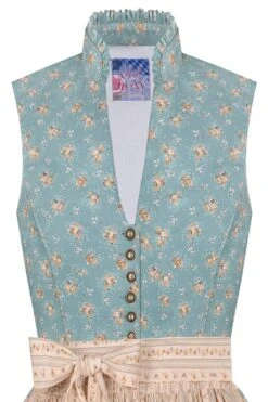 Midi Dirndl 65cm Türkis Creme Geblümt Tamara 004395 7 Midi Dirndl 65cm Türkis Creme Geblümt Tamara 004395 -Modegeschäft edelheiss midi dirndl tuerkis creme gebluemt 004395 3 1200x1200