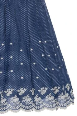 Midi Dirndl 65cm Blau Creme Sammy 001925 -Modegeschäft edelheiss mididirndl 65er blau creme sammy 001925 6 1200x1200