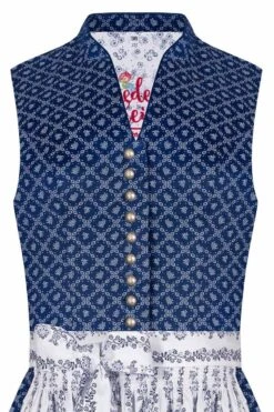 Mini Dirndl 60 Cm Blau Weiß Gemustert 004987 -Modegeschäft edelheiss mini dirndl 60cm blau weiss gemustert 004987 3 1200x1200