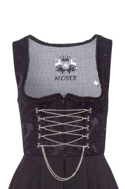 Mini Dirndl 60cm Gastro Schwarz Amy 129410 -Modegeschäft edelheiss minidirndl 60er schwarz amy 129410 3 1200x1200