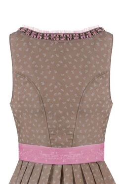 Mini Dirndl 60cm Taupe Rosa Elinore 004126 -Modegeschäft edelheiss minidirndl 60er taupe rosa elinore 004126 5 1200x1200