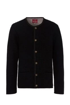 Trachten Strickjacke Anthrazit Leon 002936