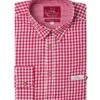 Trachtenhemd Langarm Rot Kariert Robby 005115