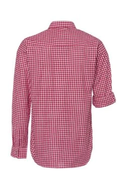 Trachtenhemd Langarm Rot Kariert Robby 005115 -Modegeschäft edelheiss trachtenhemd langarm rot karo robby 005115 3 1200x1200