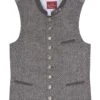 Trachtenweste Grau Hellgrau Vinzent 008811