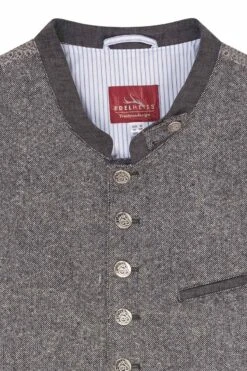 Trachtenweste Grau Hellgrau Vinzent 008811 -Modegeschäft edelheiss trachtenweste grau hellgrau vinzent 008811 3 1200x1200