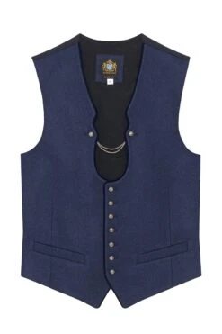Trachtenweste Dunkelblau Stretch Vinzenz 010506 - Slimfit